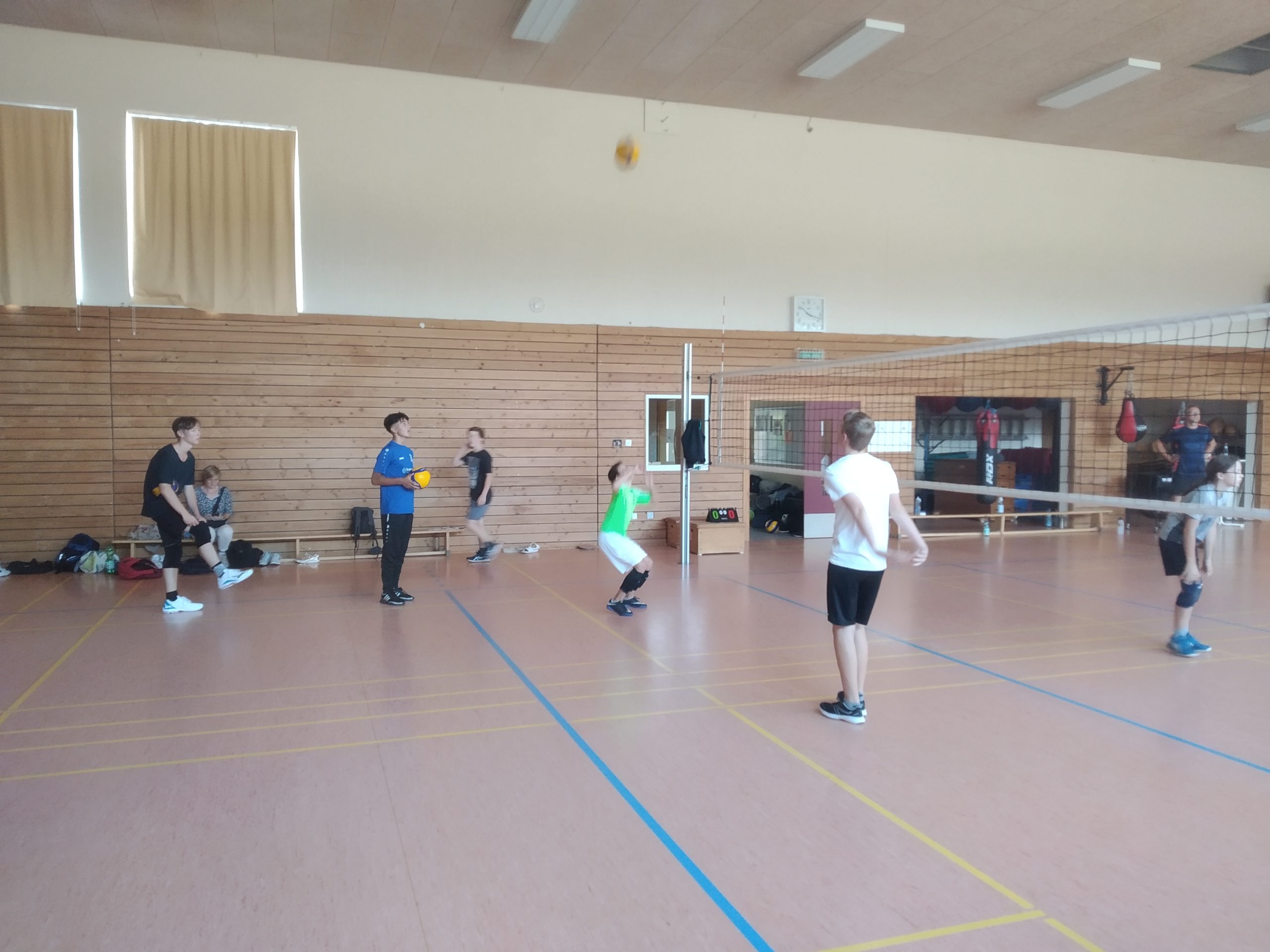 Trainingsspiel Der U16 M nnlich SSG Langen Volleyball